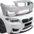 FRP Type-M4 Style Front Bumper and Lip 2pc > BMW 5-Series (F10) 2011-2016 > 4dr - image 3