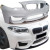 FRP Type-M4 Style Front Bumper and Lip 2pc > BMW 5-Series (F10) 2011-2016 > 4dr - image 3