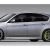 2008-2011 Subaru Impreza 2008-2010 Subaru Impreza Wrx STI Look Side Skirts Rocker Panels - 2 Piece - image 1