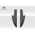 2005-2013 Chevrolet Corvette C6 Stingray Look Roof Window Rail Halo Kit - 3 Piece - image 9