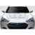 2013-2016 Hyundai Genesis Coupe 2DR TS-1 Hood - 1 Piece - image 9