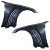FRP WAL Fenders (front) > Mercedes-Benz CLS-Class (W219) 2006-2008 - image 1