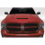2009-2018 Dodge Ram 1500 Duraflex RK-S Ram Air Hood - 1 Piece - image 1