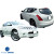 FRP ING Body Kit 4pc > Nissan Murano 2003-2007 - image 3