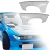 FRP ORI t3 55mm Wide Body Fenders (front) > Nissan Silvia (S13) 1989-1994> 2/3dr - image 1