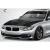 2012-2018 BMW 3 Series Victory Carbon Fiber Hood - image 2