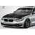 2012-2018 BMW 3 Series F30 / 2014-2020 4 Series F32 DriTech Victory Hood - 1 Piece - image 3