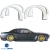 FRP LBPE Wide Body Flares Set 4pc > Dodge Challenger 2008-2018 - image 8
