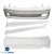 FRP JUNT Body Kit 4pc > Lexus GS300 1998-2005 - image 2
