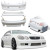 ModeloDrive FRP BSPO Body Kit 4pc > Lexus GS300 1998-2005 - image 9