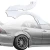FRP MSV Wide Body 65mm Fender Flares (rear) 4pc > Lexus IS300 2000-2005> 4dr - image 1