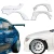 FRP MSV Wide Body 40/65 Fender Flare Set 8pc > Lexus IS300 2000-2005> 4dr - image 4