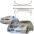 FRP WAL Body Kit 4pc (short wheelbase) > Lexus LS460 2007-2009 - image 1