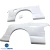 FRP ORI t2 50mm Press Wide Body Fenders (rear) > Nissan 240SX 1989-1994 > 2dr Coupe - image 4