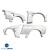 FRP ORI t4 75mm Wide Body Fenders Set 8pc > Nissan 240SX 1989-1994 > 3dr Hatch - image 2
