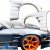 ModeloDrive FRP ORI t4 75mm Wide Body Fenders Set 8pc > Nissan 240SX 1989-1994 > 3dr Hatch - image 29
