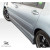 2004-2007 Mitsubishi Lancer Duraflex Walker Side Skirts Rocker Panels - 2 Piece - image 4