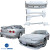 FRP Type-X Integrated Body Kit 6pc > Nissan 240SX 1989-1994 > 3dr Hatch - image 8