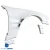 FRP ORI t4 75mm Wide Body Fenders (front) 6pc > Nissan 240SX (S14) 1995-1996 - image 6