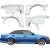FRP ORI t4 75mm Fenders Set 10pc > Toyota Chaser (JZX100) 1997-2001 - image 1