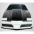 1982-1992 Pontiac Firebird ZL1 Look Hood - 1 Piece - image 1