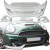 FRP DUAG Front Bumper 3pc > Mini Mini Cooper F56 F57 2014-2020 - image 1