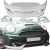 FRP DUAG Front Bumper 3pc > Mini Mini Cooper F56 F57 2014-2020 - image 1