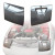 ModeloDrive Carbon Fiber NACA Single Vent Headlight Covers > Nissan 240SX 1989-1994 - image 1