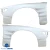 FRP DMA D1 40mm Wide Body Fenders (front) > Nissan Silvia (S13) 1989-1994 - image 3