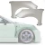 FRP APBR Wide Body 45mm Fenders (front) > Toyota MRS MR2 Spyder 2000-2005 - image 1