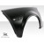 2005-2013 Chevrolet Corvette C6 Duraflex ZR Edition Rear Fenders - 2 Piece - image 10