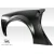 2005-2013 Chevrolet Corvette C6 ZR Edition Rear Fenders - 2 Piece - image 8