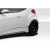 2012-2017 Hyundai Veloster Turbo Duraflex Envision Rear Fender Flares - 4 Piece - image 3