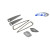 2008-2014 BMW X6 E71 AF-1 Hood Vents ( GFK ) - 6 Piece (S) - image 4