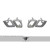2011-2014 Porsche Cayenne AF-4 Exhaust Tips - 4 Piece (S) - image 7