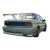 1989-1993 Mitsubishi Galant Cyber Rear Bumper - 1 Piece (S) - image 1