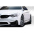 2014-2018 BMW M3 F80 2014-2020 M4 F82 F83 M Performance Look Front Add Ons Spat Extensions - 2 Piece (S) - image 3