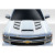 2014-2015 Chevrolet Silverado Viper Look Hood - 1 Piece - image 1