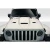 2018-2025 Jeep Wrangler JL Gladiator JT Hellcat Look Hood - 1 Piece - image 3