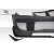 2006-2007 Subaru Impreza WRX STI 4DR M-1 Sport Front Bumper - 4 Piece ( Includes Canards) - image 9