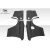 1989-1994 Nissan Skyline 4DR R32 X Factor Rear Fender Flares - 4 Piece - image 3