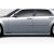 2005-2010 Chrysler 300 300C Bomber Side Skirts Rocker Panels - 2 Piece - image 7
