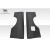 1989-1994 Nissan Skyline R32 2DR D-Sport Wide Body Rear Fender Flares - 2 Piece - image 3