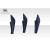 2013-2020 Scion FR-S Toyota 86 Subaru BRZ GT500 V3 Rear Bumper Canards - 6 Piece - image 4