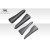 2003-2007 Infiniti G Coupe G35 Vader Side Skirts Rocker Panels Add Ons Spat Extensions - 4 Piece - image 3
