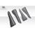 2003-2007 Infiniti G Coupe G35 Vader Side Skirts Rocker Panels Add Ons Spat Extensions - 4 Piece - image 5