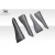2003-2007 Infiniti G Coupe G35 Vader Side Skirts Rocker Panels Add Ons Spat Extensions - 4 Piece - image 5