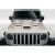 2018-2025 Jeep Wrangler JL Gladiator JT Viper Look Hood - 1 Piece - image 1
