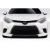 2014-2016 Toyota Corolla Zeta Front Lip Under Spoiler ( base model only ) - 3 Piece - image 3