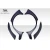 2006-2013 Lexus IS Series IS250 IS350 MSR 40mm Rear Fender Flares - 4 Piece - image 3